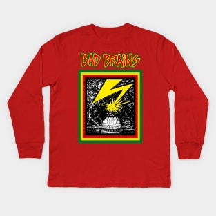 bad brains band Kids Long Sleeve T-Shirt